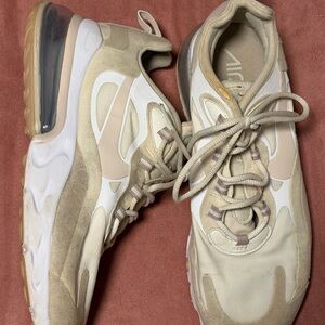 Nike Women's Athletic Shoes in Cream and Tan